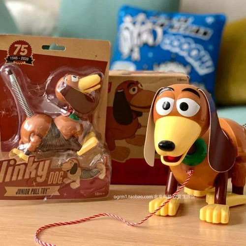Jouet articulé chien slinky - articulé,