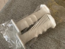 Poignée de guidon blanche