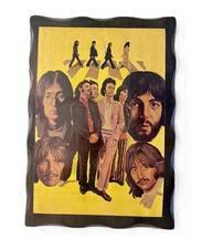 The Beatles Tom C Kinney Abbey Road Hanging Wall Art on Wood The Pine People USA