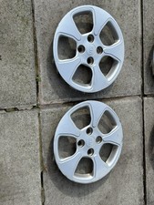 KIA PICANTO 14" WHEEL TRIM X 2 HUB CAP GENUINE 529601Y100 BOLT ON TYPE