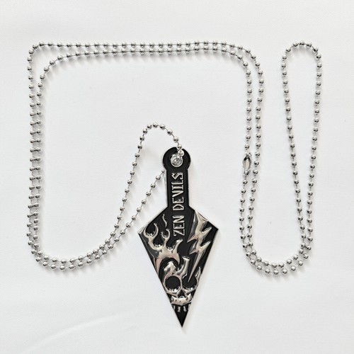 Zen devils skull kunai - skull, metal