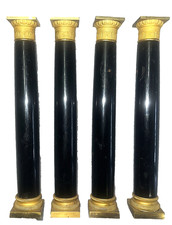 Lot de colonnes de pendule