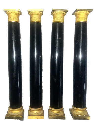 Lot colonnes pendule - de,