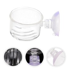  Distributeur de nourriture pour poissons d'aquarium, 2 pièces, support