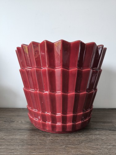 Gros cache pot rouge - gros,