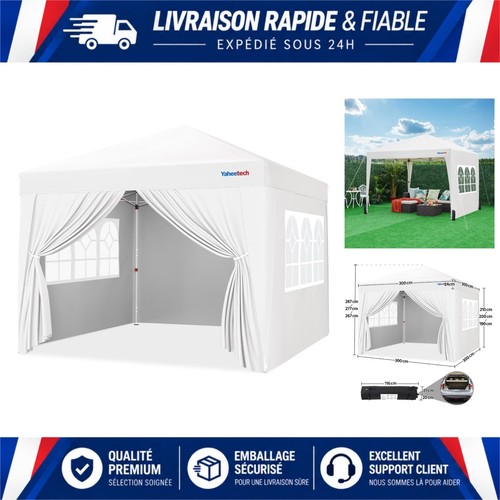 Tonnelle jardin 3x3 m - tonnelle, de