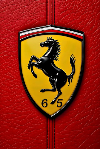 Poster métal écusson ferrari - poster,