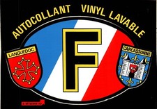Autocollant vinyl lavable - Languedoc Carcassonne