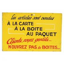 Ancien panneau / enseigne