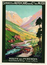 AFFICHE POSTER  Pyrénées