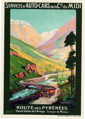 Affiche poster pyrénées - poster,