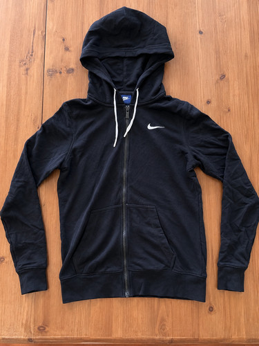 Sweat zippé nike - noir, à