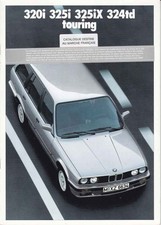 Catalogue / Brochure BMW Serie 3 Touring E30 2/1988 France