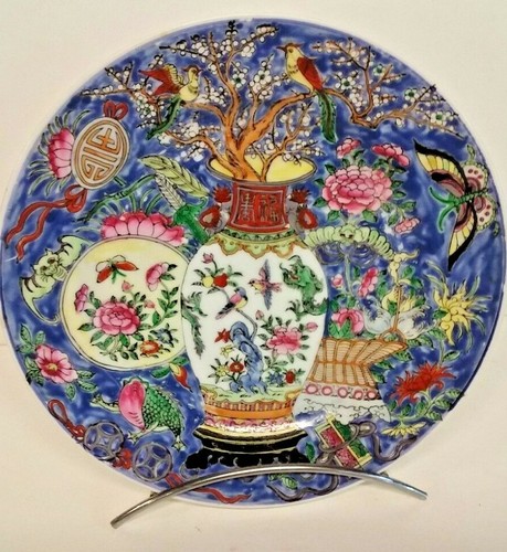 Assiette chinoise macao 19ème - macao,