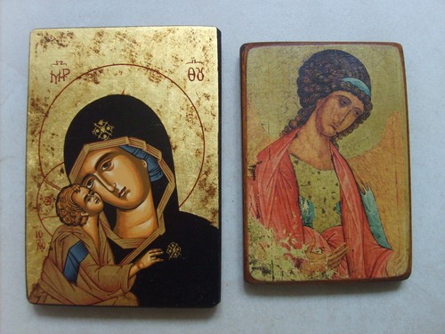 Lot icônes religieuses - de,