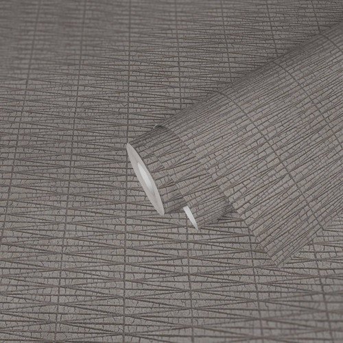 Papier peint gris avec motif - peint,