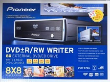 Pioneer DVR-S706 external drive DVD+R/RW writer with AC USB cables doc in box