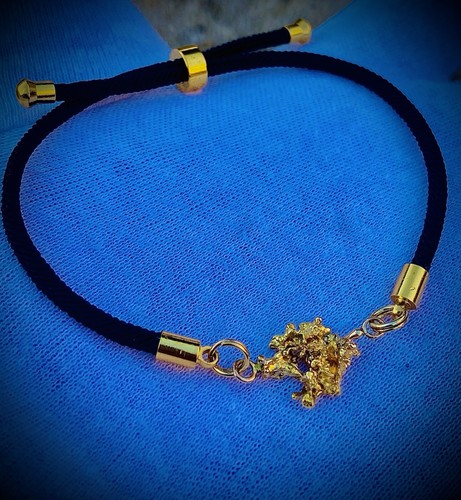 Bracelet pépite or 18k - or,