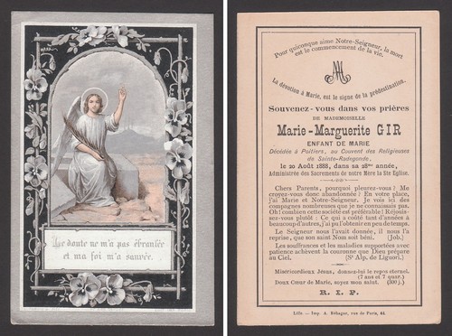 Image pieuse ancienne - , –