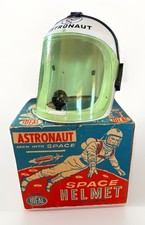 Vintage Ideal Toys Astronaut Helmet Space Toy 1960 Original Box NASA Replica