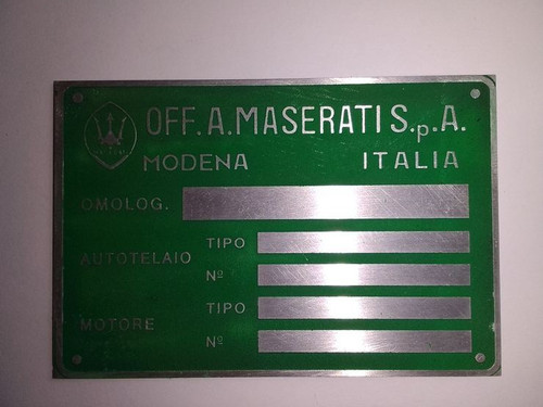 Maserati bouclier mexique - bouclier,