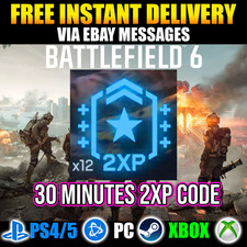 Battlefield 6 2XP CODE | BF6 30 Minutes Double XP *ONLY BUY 1* READ DESCRIPTION✅