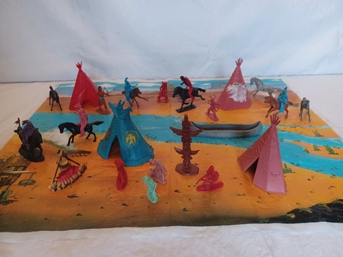 Lot jouets anciens indiens - jouets,