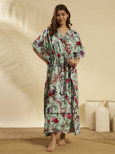 Kaftan vert coton 100 - kaftan,