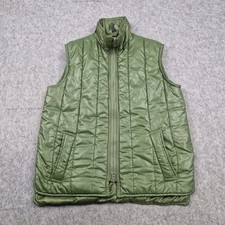 Vintage Barbour Gilet Mens Medium Green Jacket Quilted Vest  Country Hunting