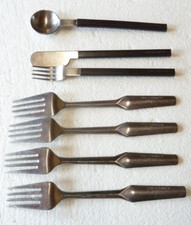 rare lot de 7 couverts Air