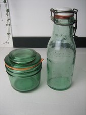 2 Ancien pot bocal bocaux