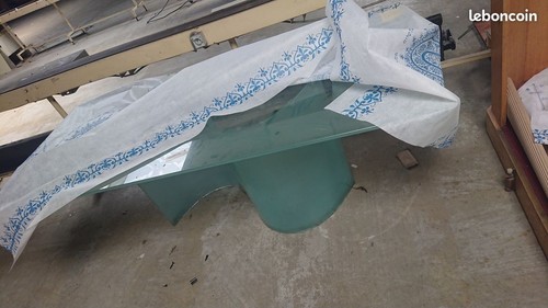 Table basse verre - basse, en