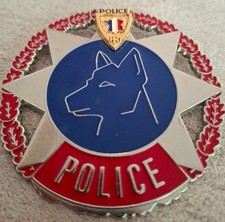 PLAQUE POLICE CANINE K9
