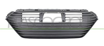 Grille noire avec moulure - noire,