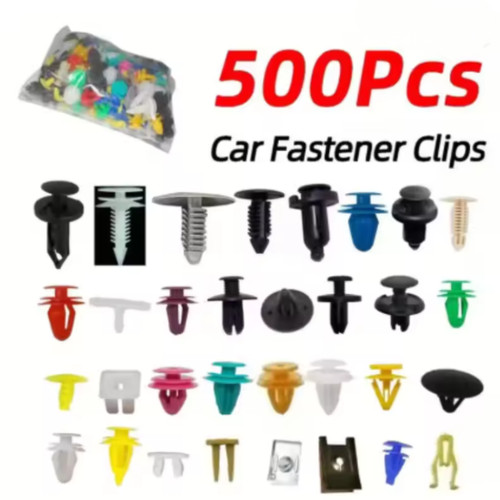 Kit 500 clips - fixation, voiture
