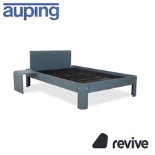 Auping Auronde 1500 Lit En Bois Bleu Gris Table D'Appoint