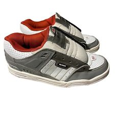 Vintage Y2K Globe Fusion White Skate Shoes Sneakers Size 9 Used No Insoles