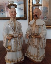 Paire de flacons - Porcelaine