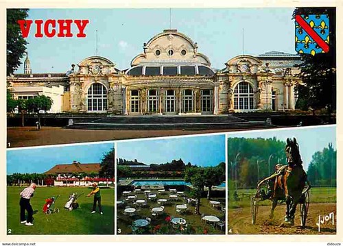 Carte postale vichy - carte,