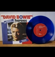 David Bowie HEROES 7" BLUE