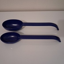 Weight Watchers Measuring Serving Spoons 1 Cup & 1/2 Portion Control Blue USA