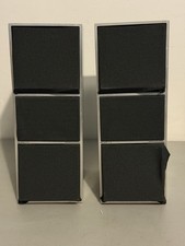 Bang & Olufsen Beovox C 75 Silver Speakers AS IS FOR PARTS / REPAIR