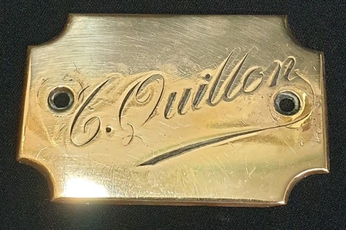 Ancienne plaque métier - ancienne,