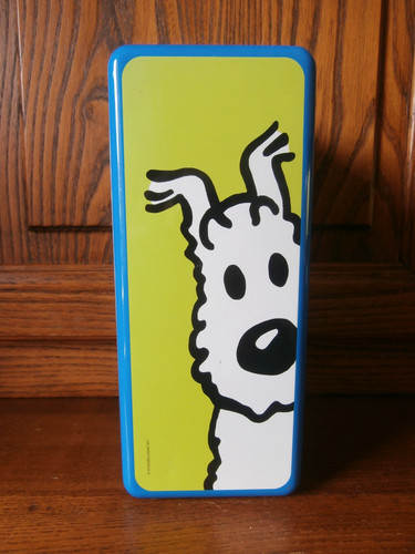 Boite metal tintin - metal, visage