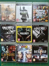 Lot 22 Jeux PS3: FEAR 3 Collector NEUF + 2 Steelbooks GTA V Uncharted CoD