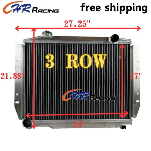 Row aluminum radiator for - row,