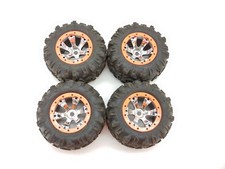 *RARE* Traxxas Summit Canyon Trail A/T 1/8 Monster Truck Tires 17mm Hex Wheels