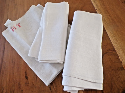 Linge ancien lot torchons - ancien,