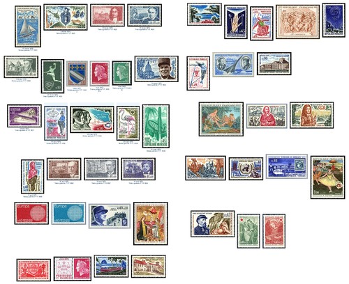 Timbres france année - 45,