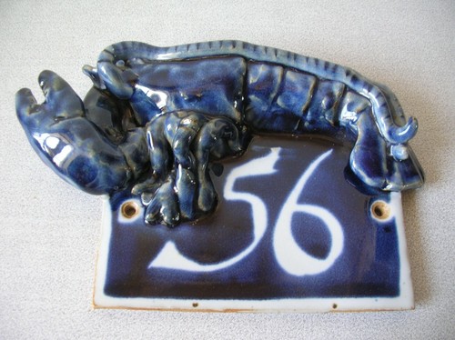 Ancienne plaque numéro - , de